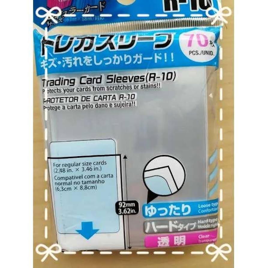 Amazon.co.jp: 2点 140枚トレカスリーブ カード 透明 レギュラー